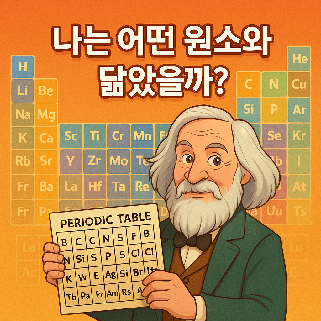 나는 어떤 원소와 닮았을까?