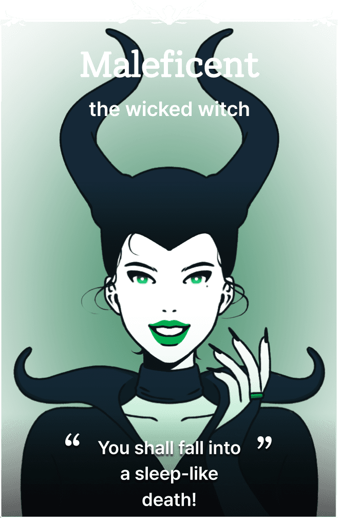 Maleficent, the wicked witch